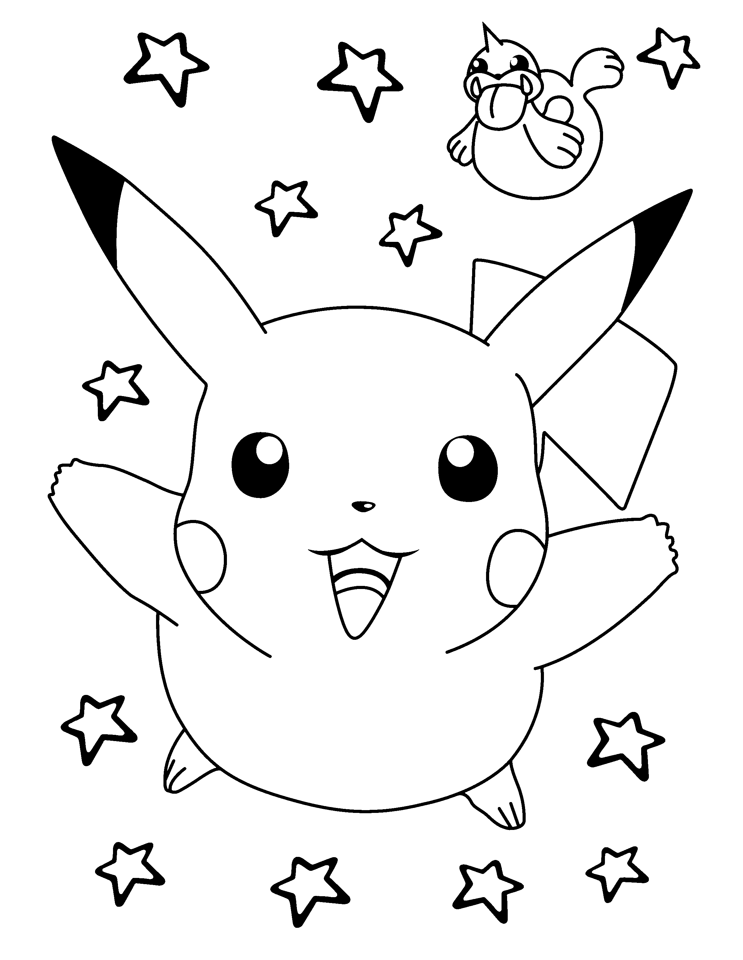 Pokémon Ausmalbilder & Malvorlagen: Animierte Bilder, Gifs, Animationen